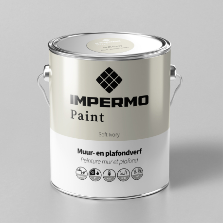 Peinture | 18x20 cm | Mur & Plafond - Impermo Paint - Soft Ivory