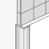 Profiel | 1.6x260 cm | Dumawall Buitenhoek White 