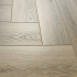 Parquet stratifié à clipser | 12.3x59.3 cm | Q-Click Oakhill Natural Herringbone