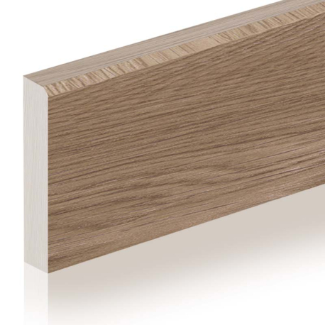 Ceramic skirting boards | 7x120 cm | Liv Nogal