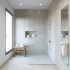 Carrelage en céramique sol et mur | 60x60 cm | Tilestone Arc Bone