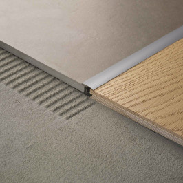 Profiel | 2x270 cm | Overgangsprofiel Alu Geanodiseerd Zilver