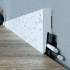 PVC skirting boards | 5.8x240 cm | Skirting - Waterproof PVC White 