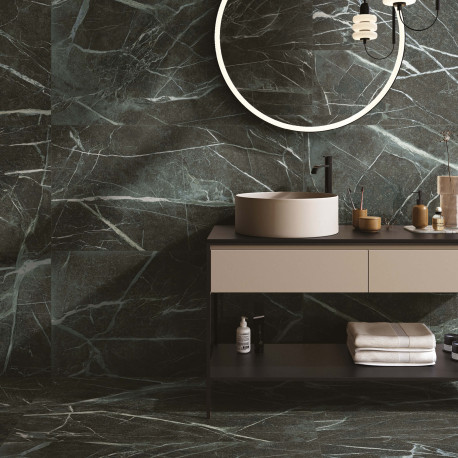 Keramische vloer- en wandtegel | 60x120 cm | Tilestone Marble Green