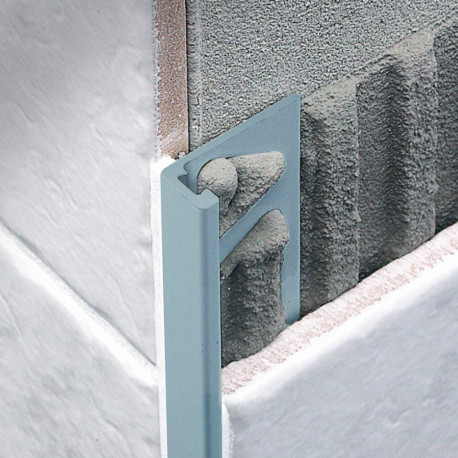 Profile | 0.8x270 cm | L-Profile PVC Light Grey