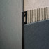 Profiel | 1.25x270 cm | L-Profiel Alu Gepoedercoat Zwart mat Gewafeld 