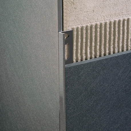 Profiel | 1x270 cm | L-Profiel Alu Gepoedercoat Micaceo Reliëf