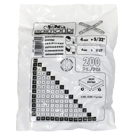 Accessories | Spacers 4mm (200pcs/bag)