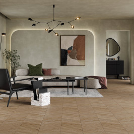 Keramisch parket | 60x120 cm | Madeira Oak Chevron