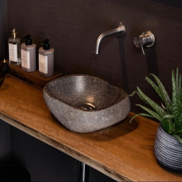 Sanitaires | 25x28 cm | Lavabo bluestone Ascona Small Sanitaires | 25x28 cm | Lavabo bluestone Ascona Small