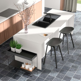 Natuursteen tegel | 20x20 cm | Hanoi Bluestone Artisan Select Natuursteen tegel | 20x20 cm | Hanoi Bluestone Artisan Select
