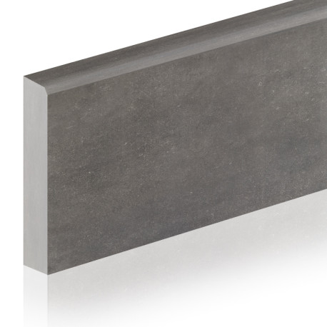 Plinthes en céramique | 8x60 cm | Concrete Blue Stone Black