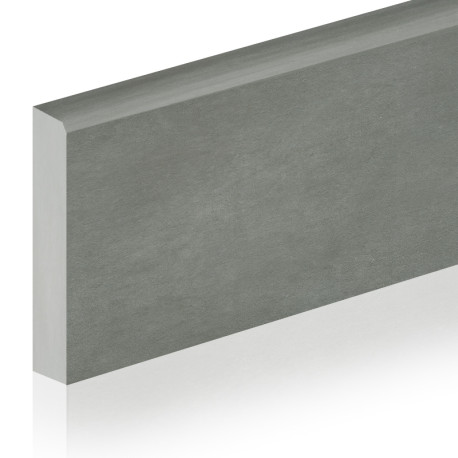 Keramische plint | 8x80 cm | Subway Crete Dark Grey