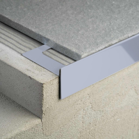 Profile | 6x270 cm | Terrace border profile Pastel Grey