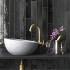 Keramische wandtegel | 6.5x40 cm | Manacor Black Keramische wandtegel | 6.5x40 cm | Manacor Black