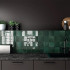 Keramische wandtegel | 13.2x13.2 cm | Artisan Moss Green Glossy